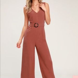 Lulus Terra-cotta jumpsuit